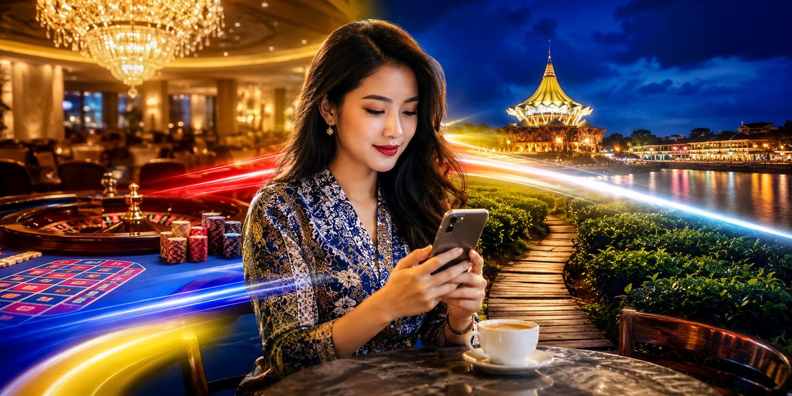 Kasino mudah alih di Kuching Sarawak Malaysia dengan antara muka lancar